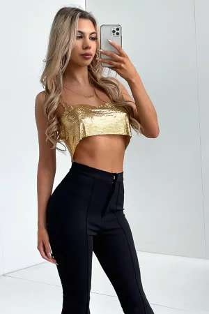 Lizel Chain Top - Gold mid - end