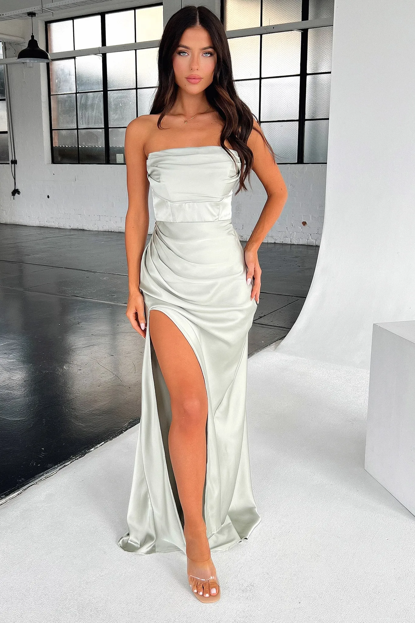 Lola Maxi Dress - Sage Hand Wash