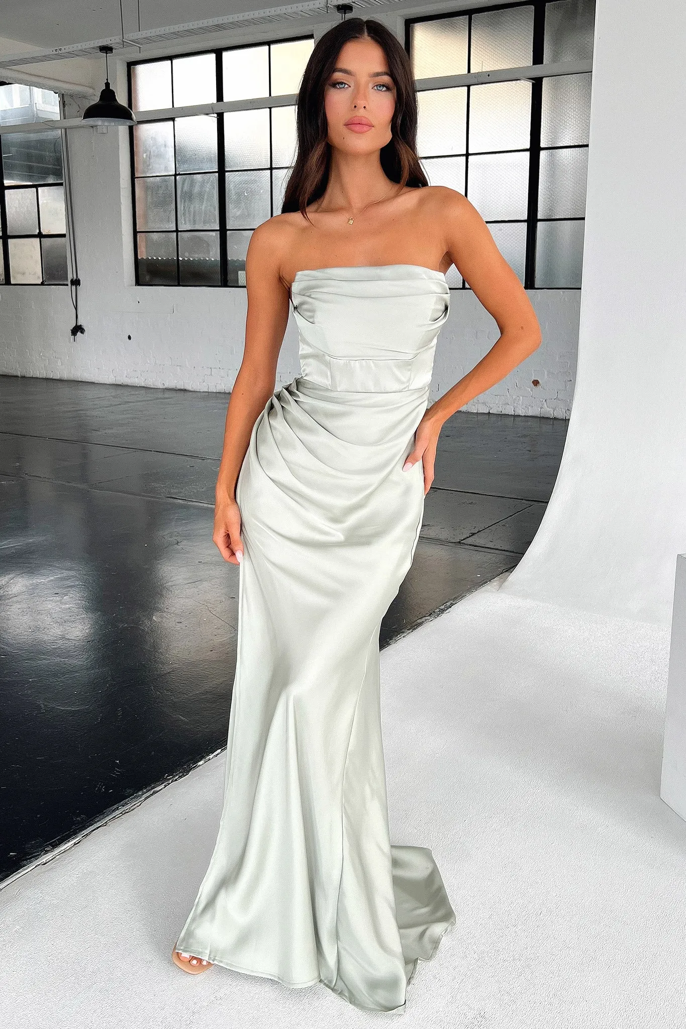 Lola Maxi Dress - Sage Hand Wash