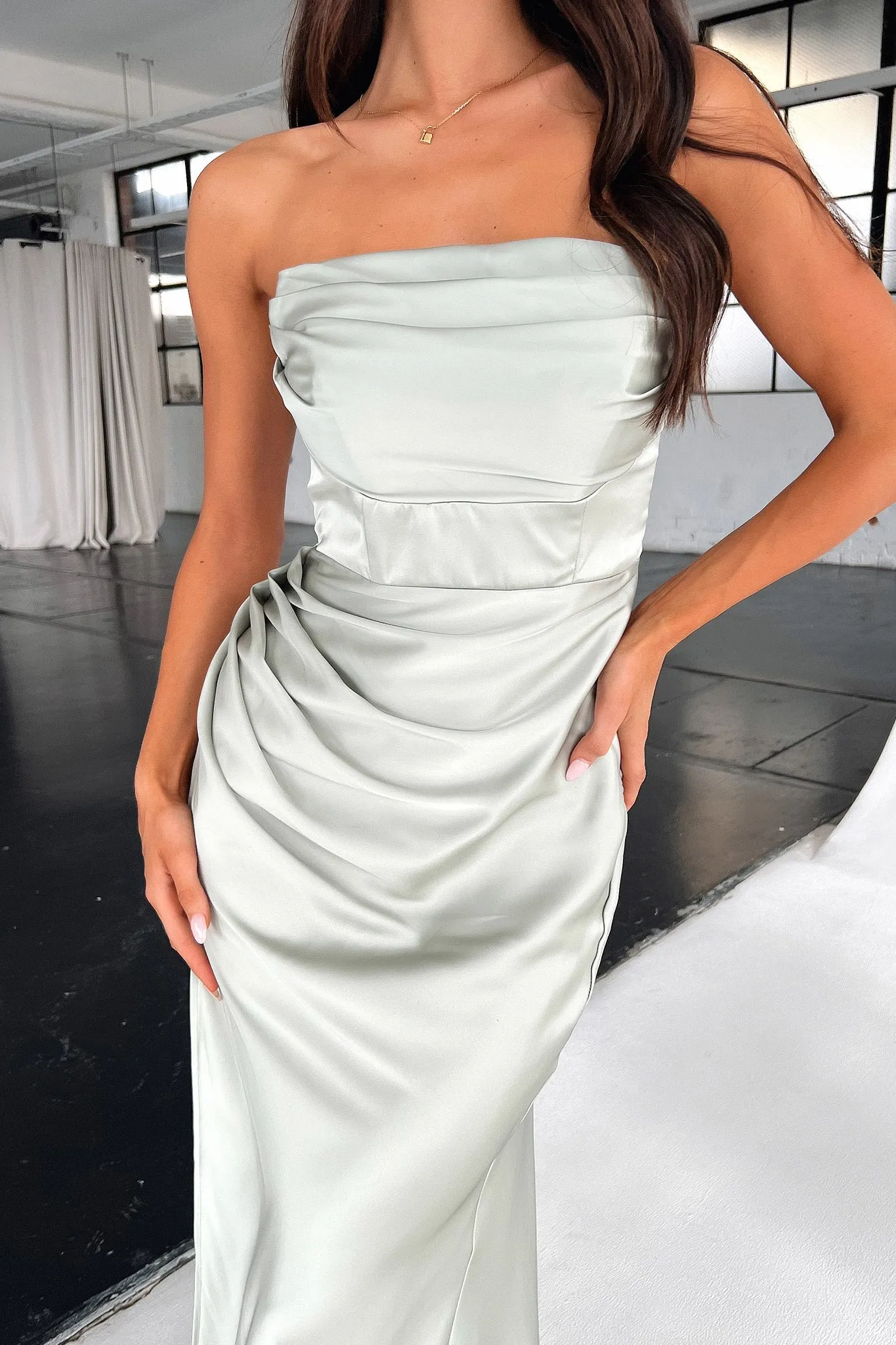 Lola Maxi Dress - Sage Hand Wash