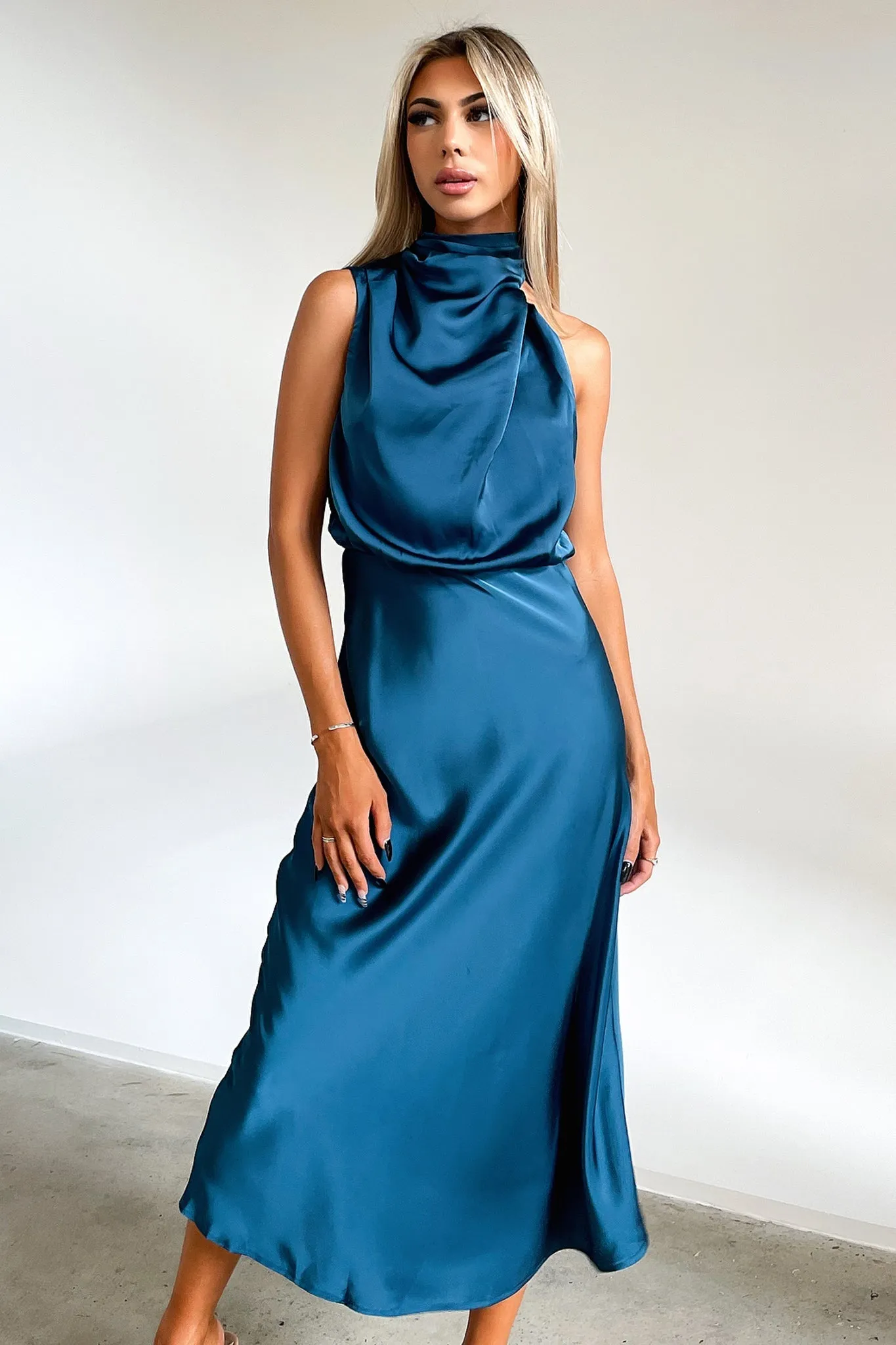 Loose Elegance Santorini Maxi Dress - Emerald