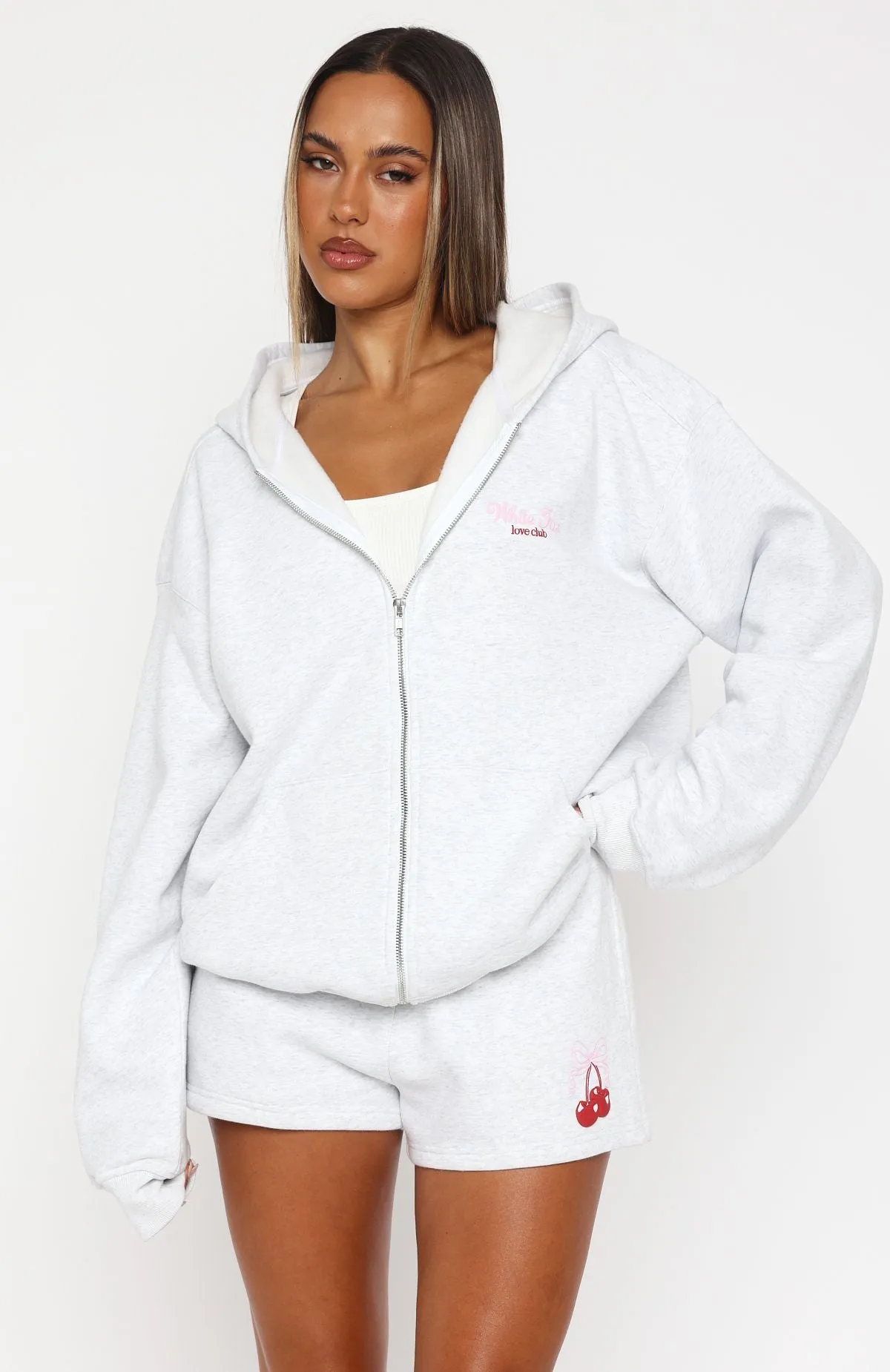 Lounge Wear Fell So Hard Lounge Shorts Grey Marle