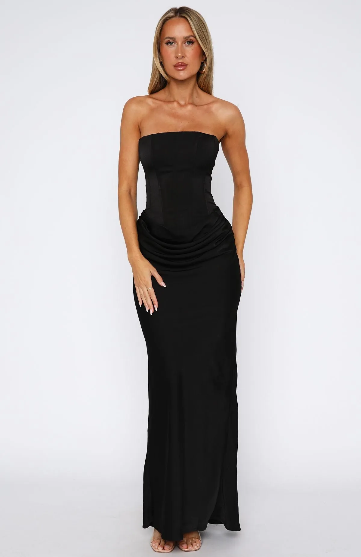 Love This Feeling Maxi Dress Black Premium Make