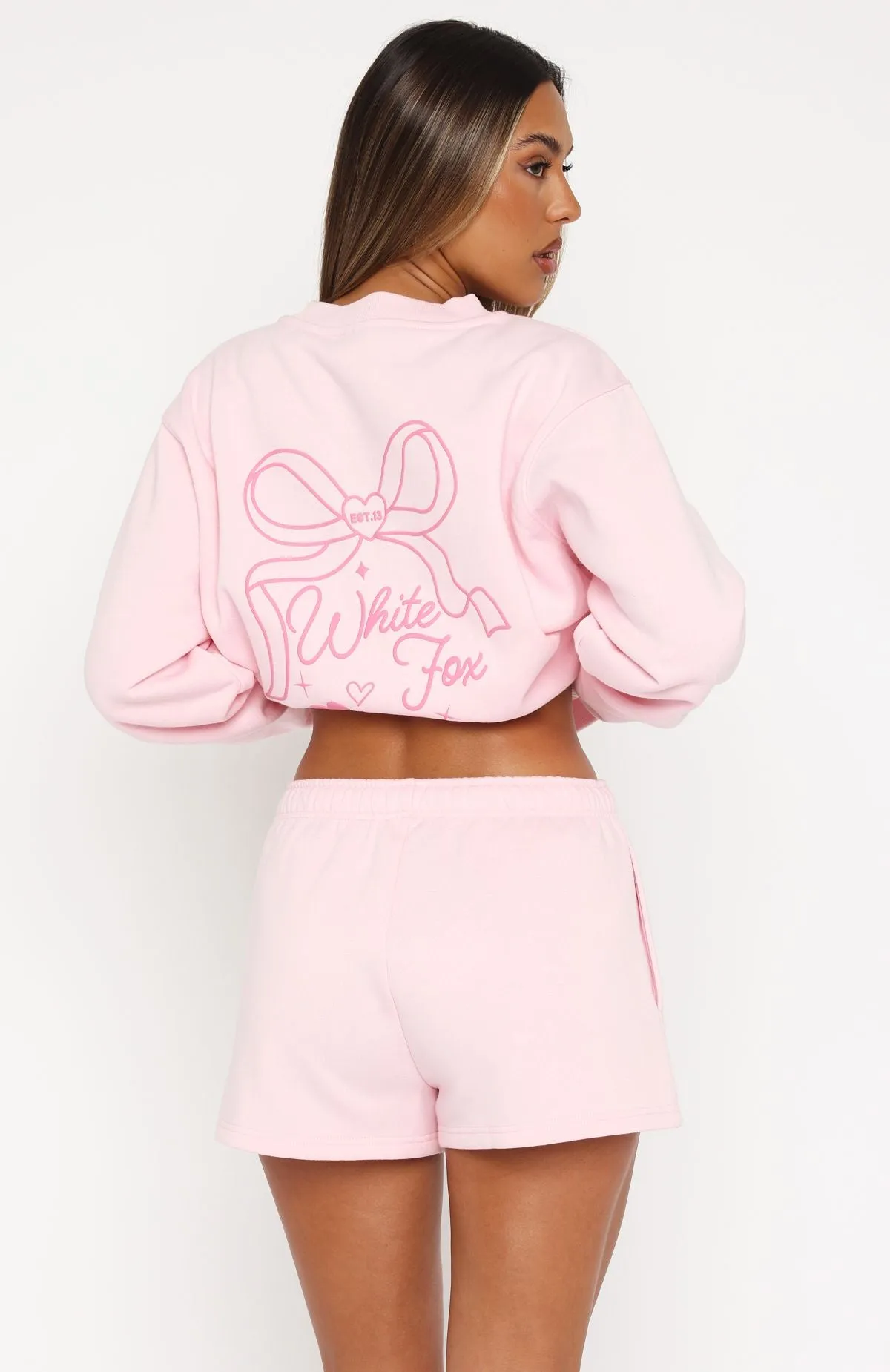 Love You Forever Lounge Shorts Pink Fine for Card Games