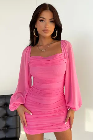 Bold Glow Octavia Dress - Pink