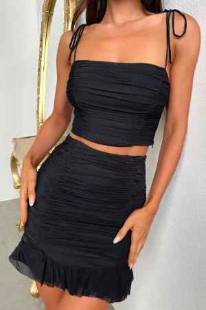 Lucas Crop - Black Travel Smooth Soft Lightness