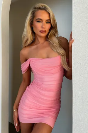 Lucinda Dress - Baby Pink Glow Soft Star Look