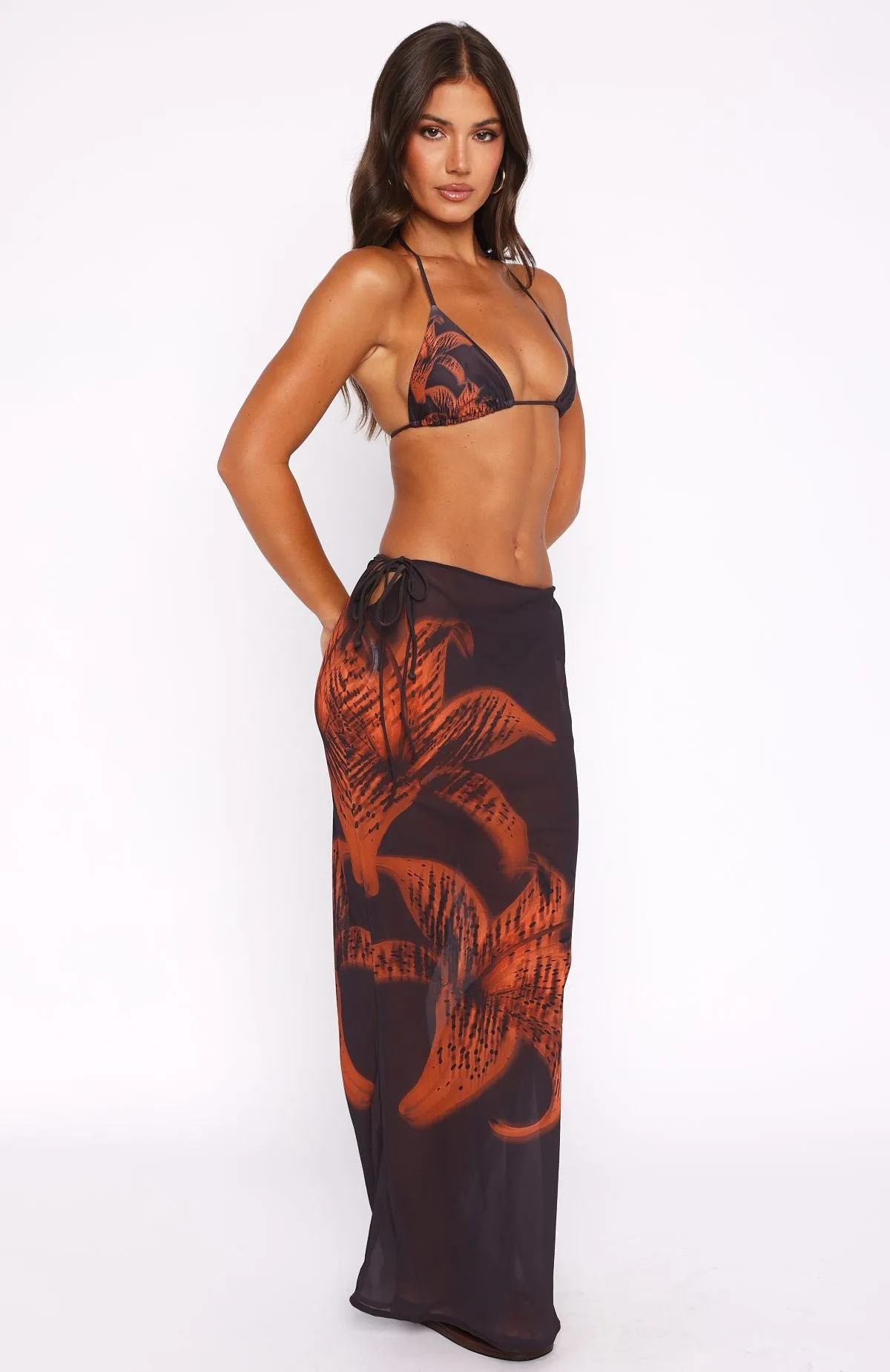 Luminous Maxi Skirt Chai Lily Vibrant hues