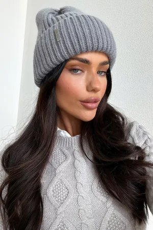 Street Style Luna Beanie - Grey