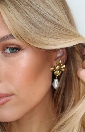 Fashionable cuff bracelets Nani Earrings Gold
