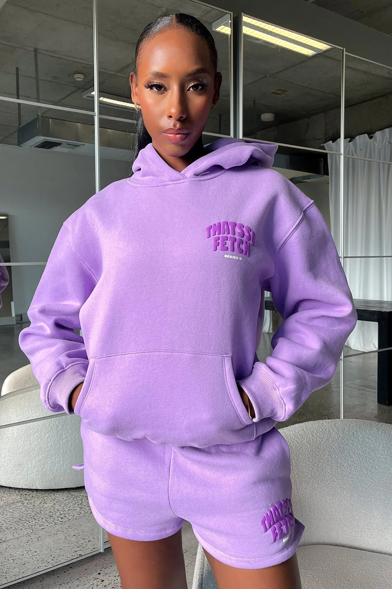Series 5 Shorts - Lilac Mass produced