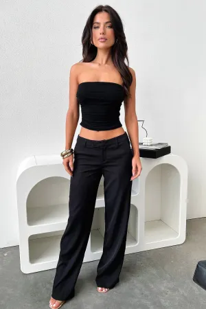 Denim finish Madden Pants - Black
