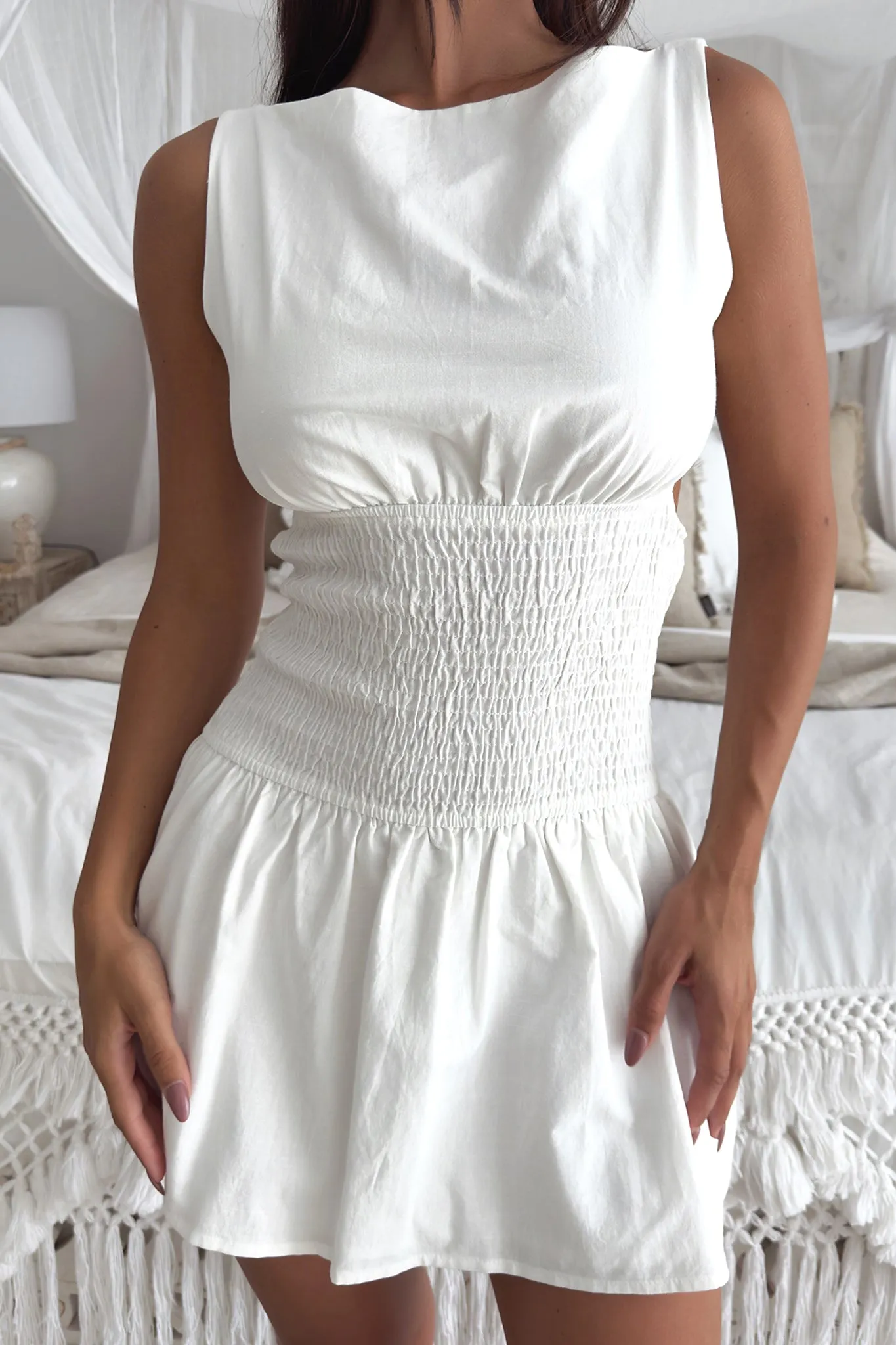 Mara Dress - White Glow Sweetie