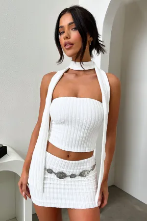 Security - enhancing Urban Style Mariana Crop - White