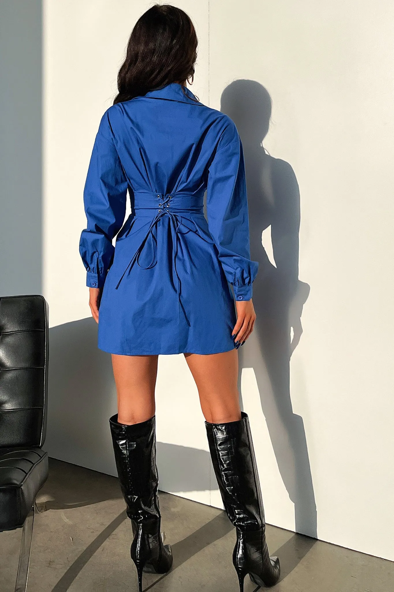 Markez T - Shirt Dress - Royal Blue Sporty Edge