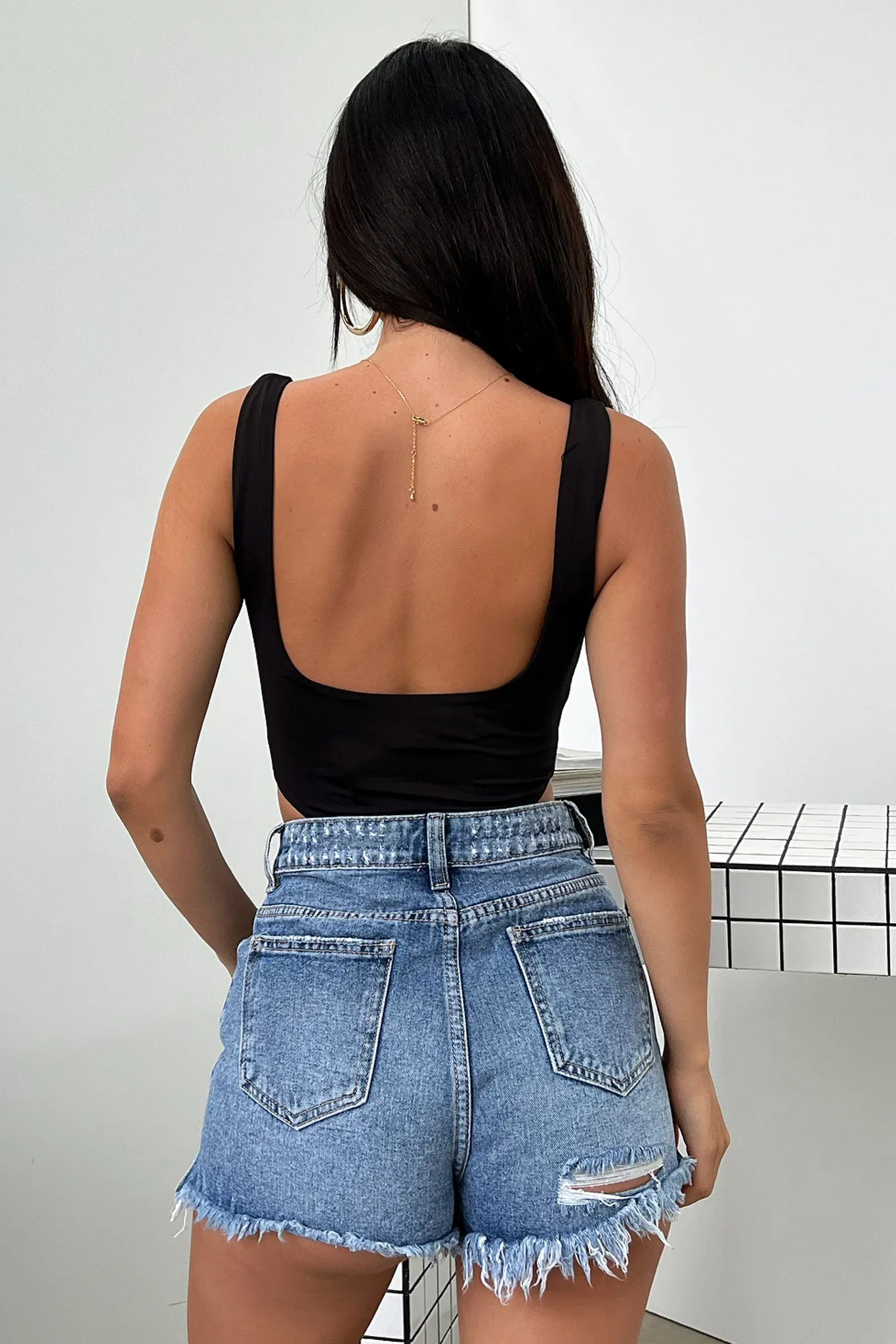 Mateo Denim Shorts - Blue Seven-inch Fresh