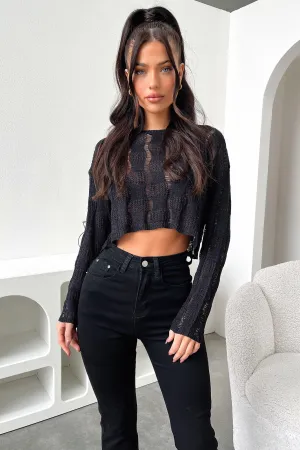 Aryna Knit - Black Dancing