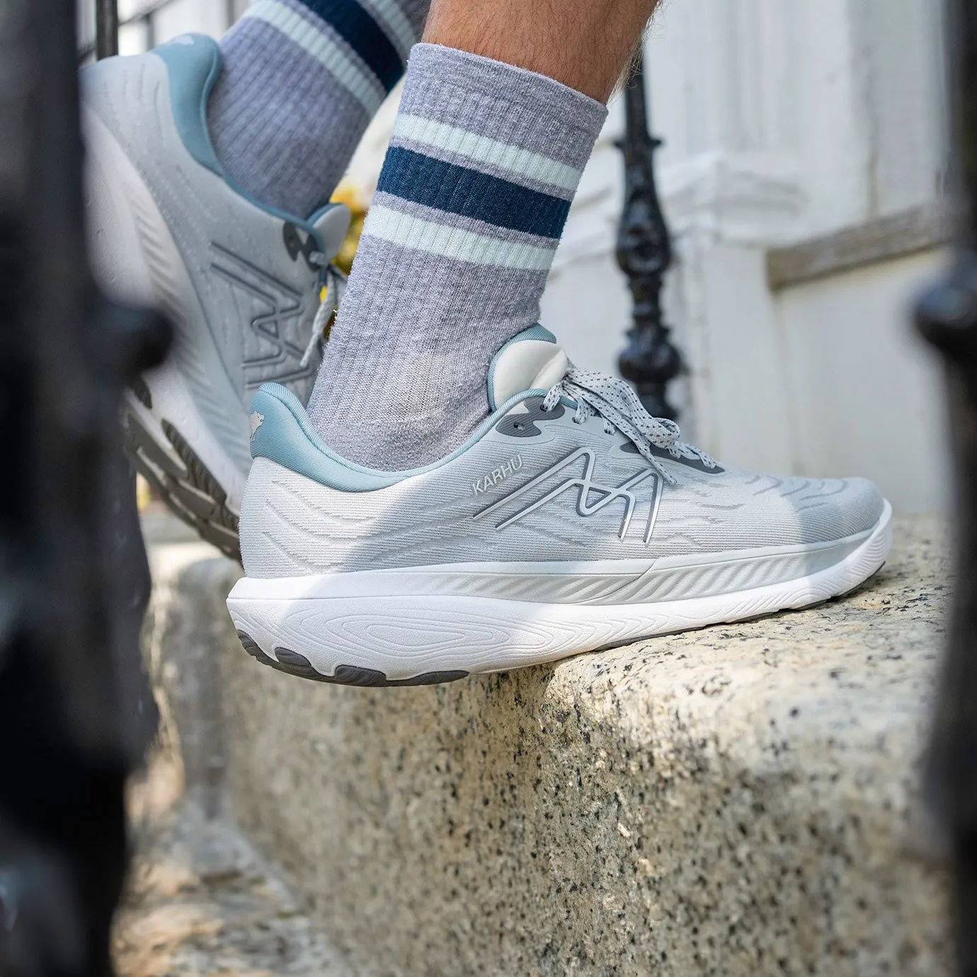 MEN'S IKONI 3.0 - GLACIER GRAY / QUIET SHADE Ankle Stability Enhancement System Design