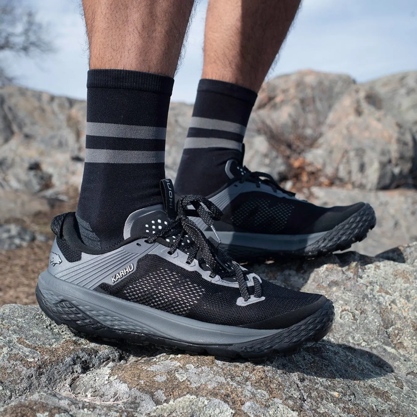 MEN'S IKONI TRAIL WR - BLACK / BLACK Running Gear