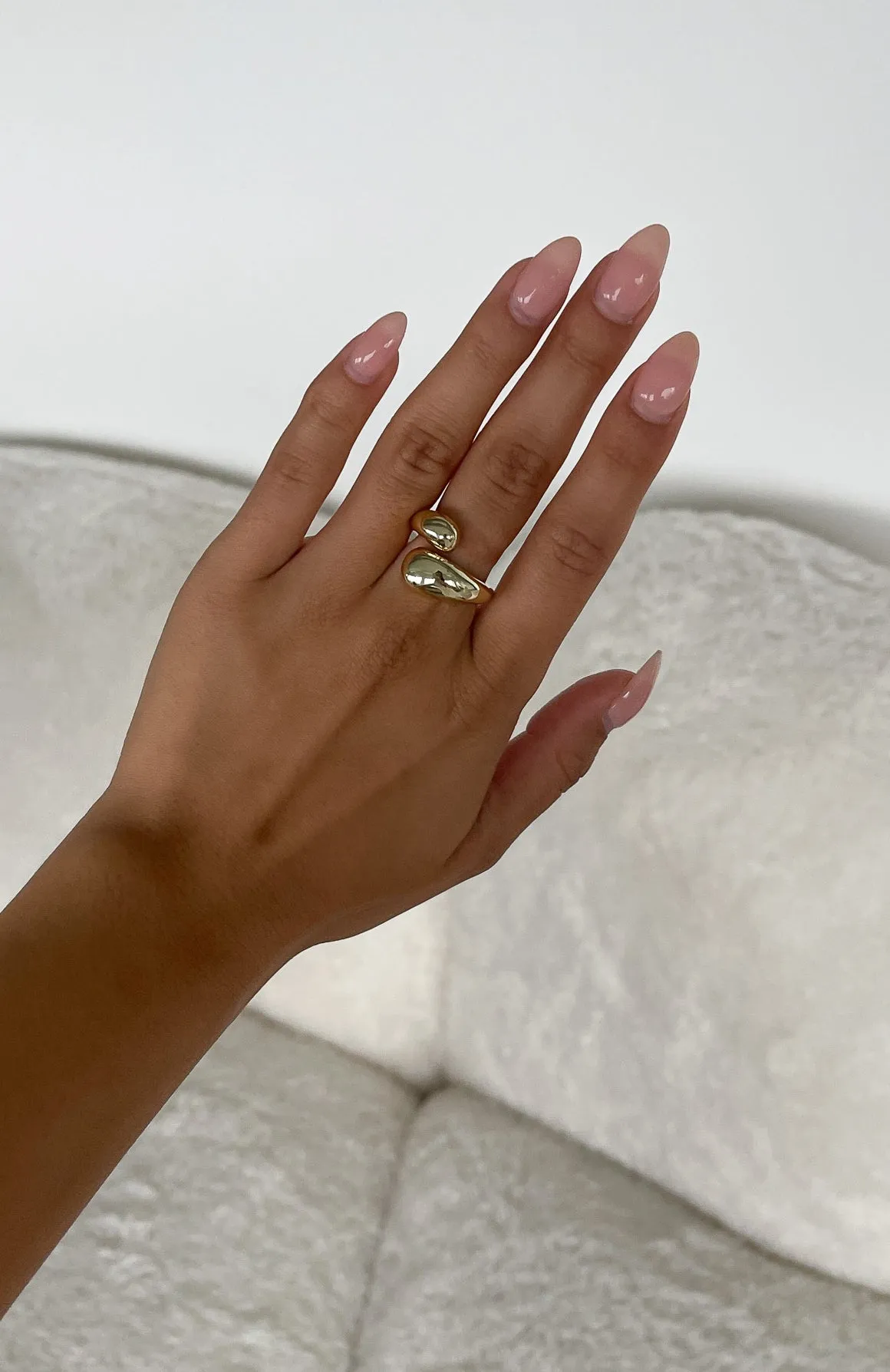 Elegant accessory sets Fashionable hoop earrings Milana Ring Gold