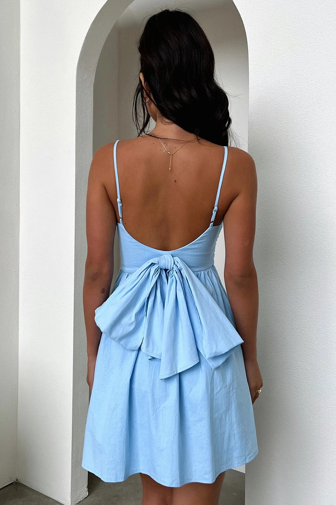 Miley Mini Dress - Blue It Girl