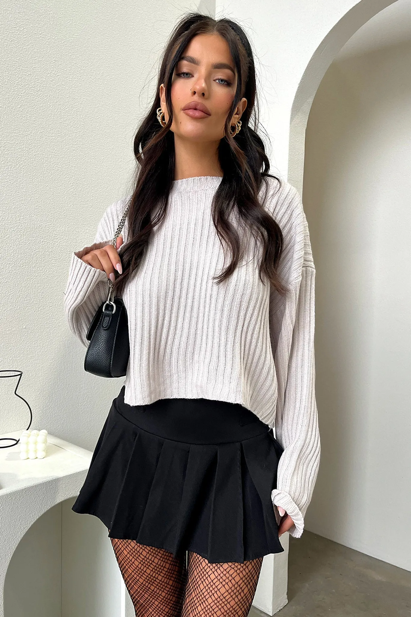 Mina Knit - Grey Classic Functional Fit