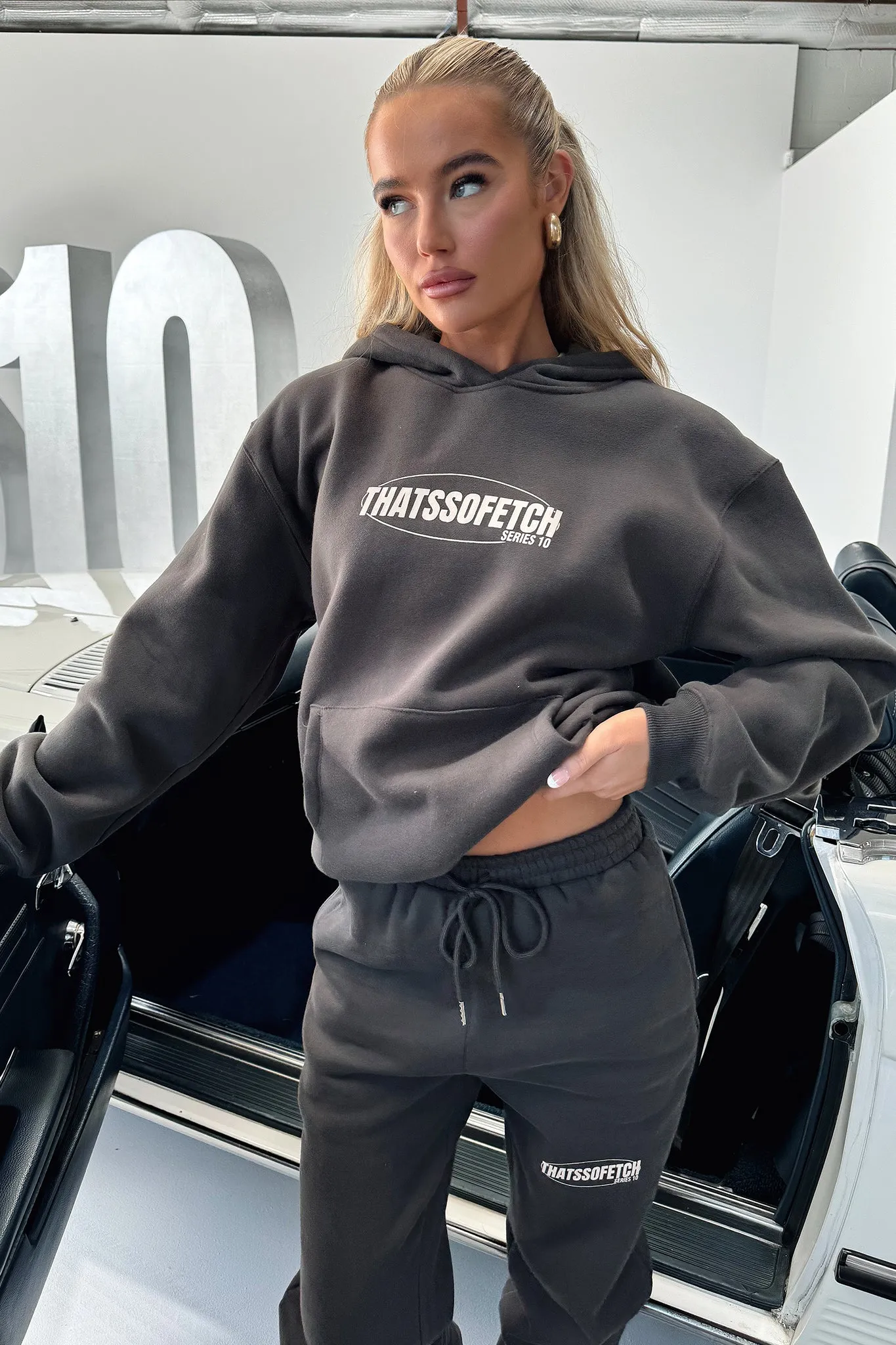 Minimal Logo Series 10 Hoodie - Charcoal