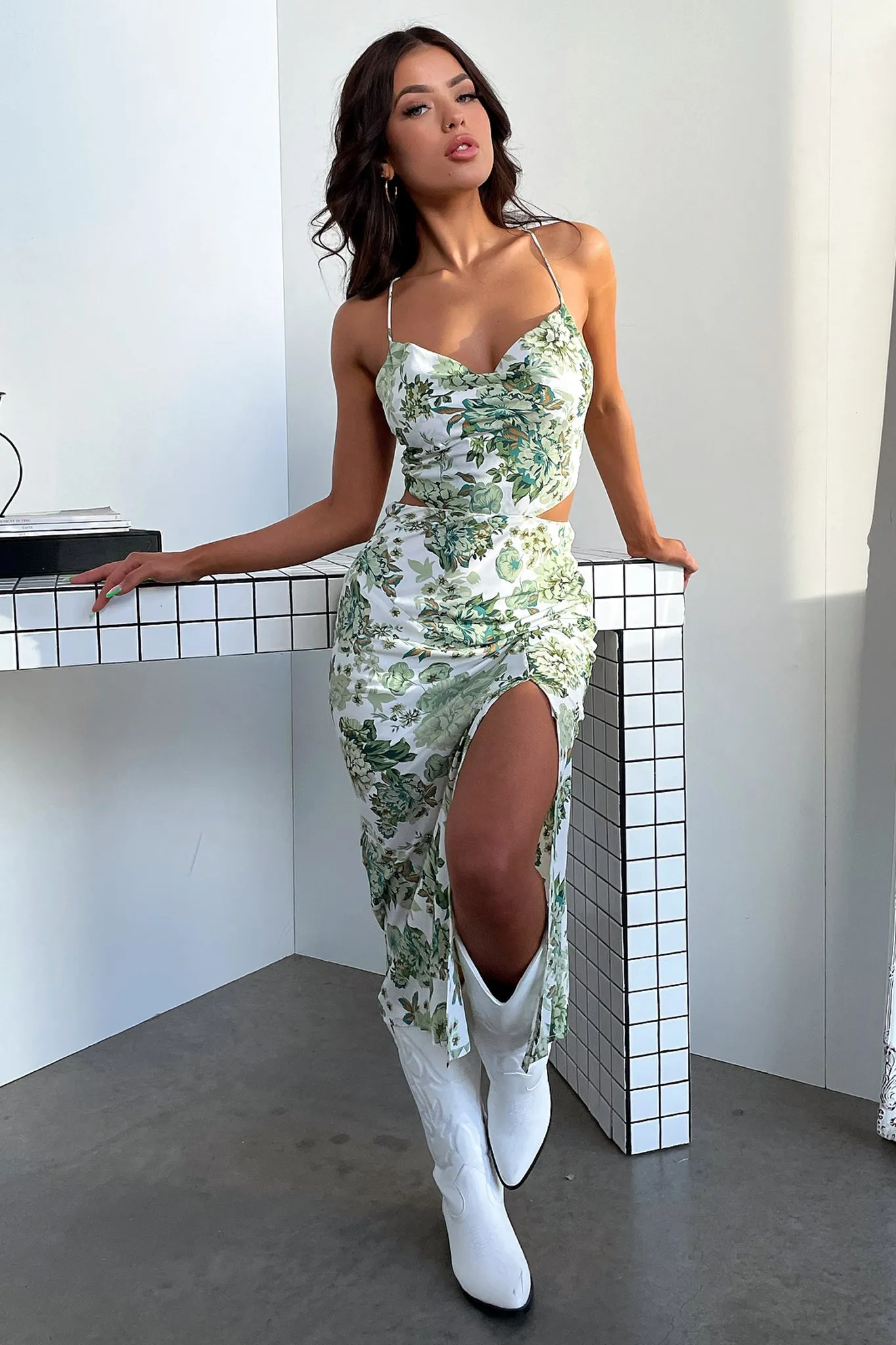 Walk Ready Moana Midi - Green Floral