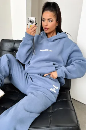Series 3 Hoodie - Steel Blue Travel Style