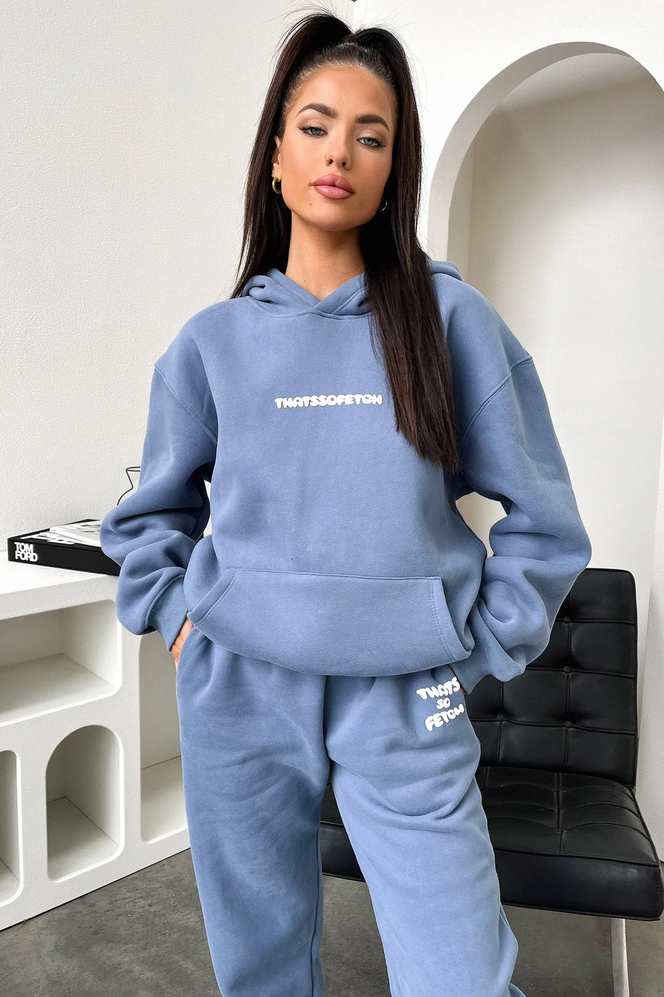 Modern Design Series 3 Hoodie - Steel Blue