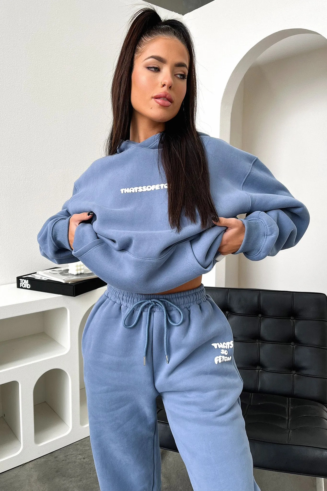 Modern Design Series 3 Hoodie - Steel Blue