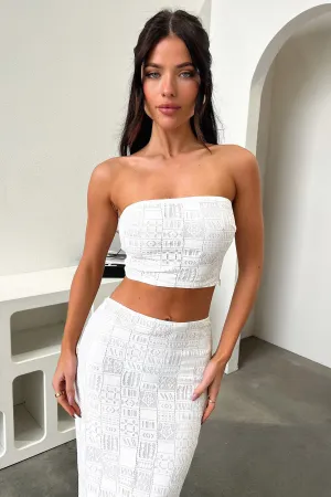 Large Size Lucius Top - White