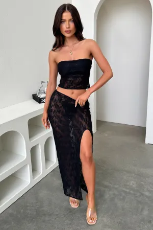 Elia Skirt - Black Mini length
