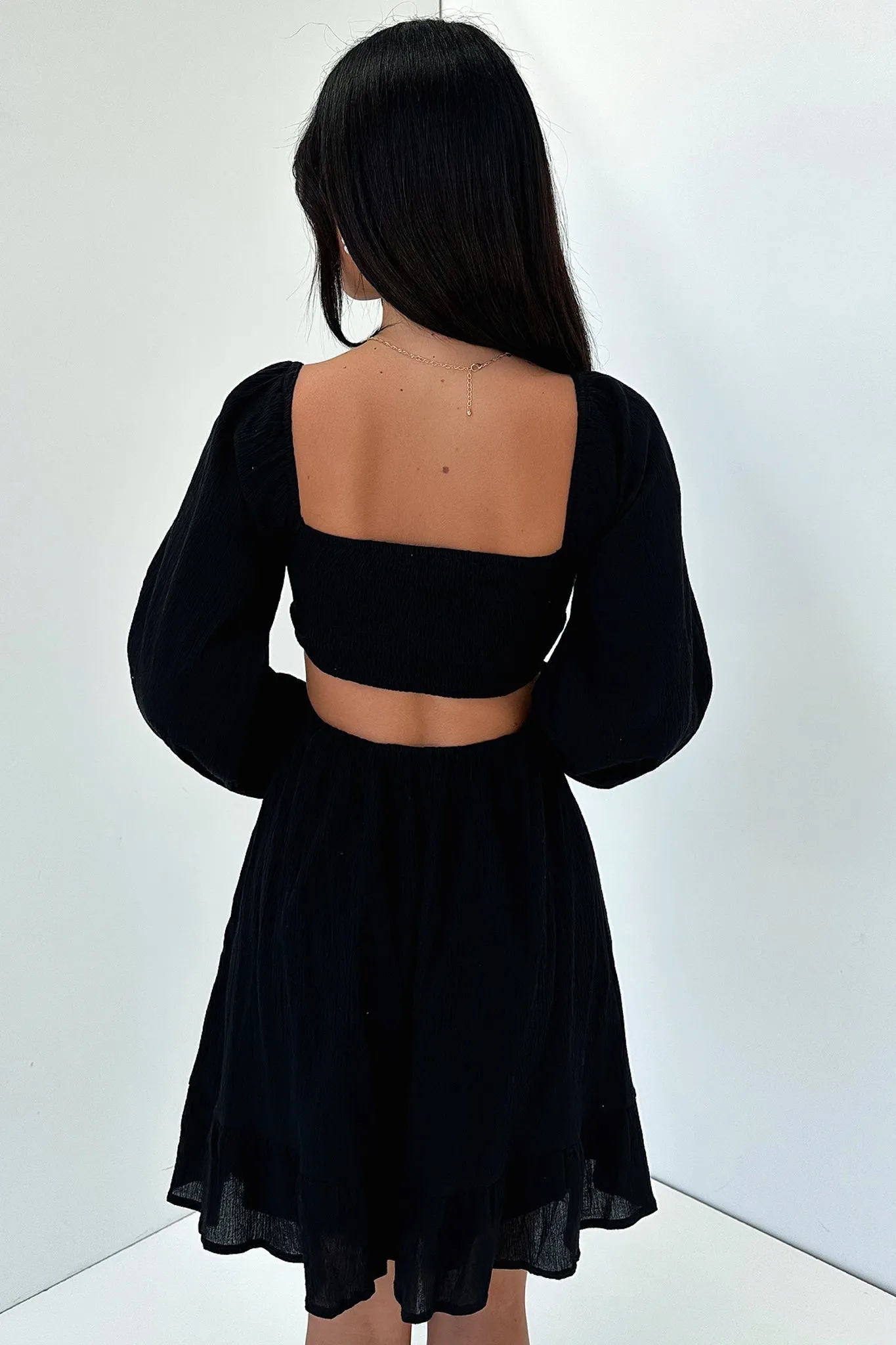 Nicole Dress - Black Chic Kiss