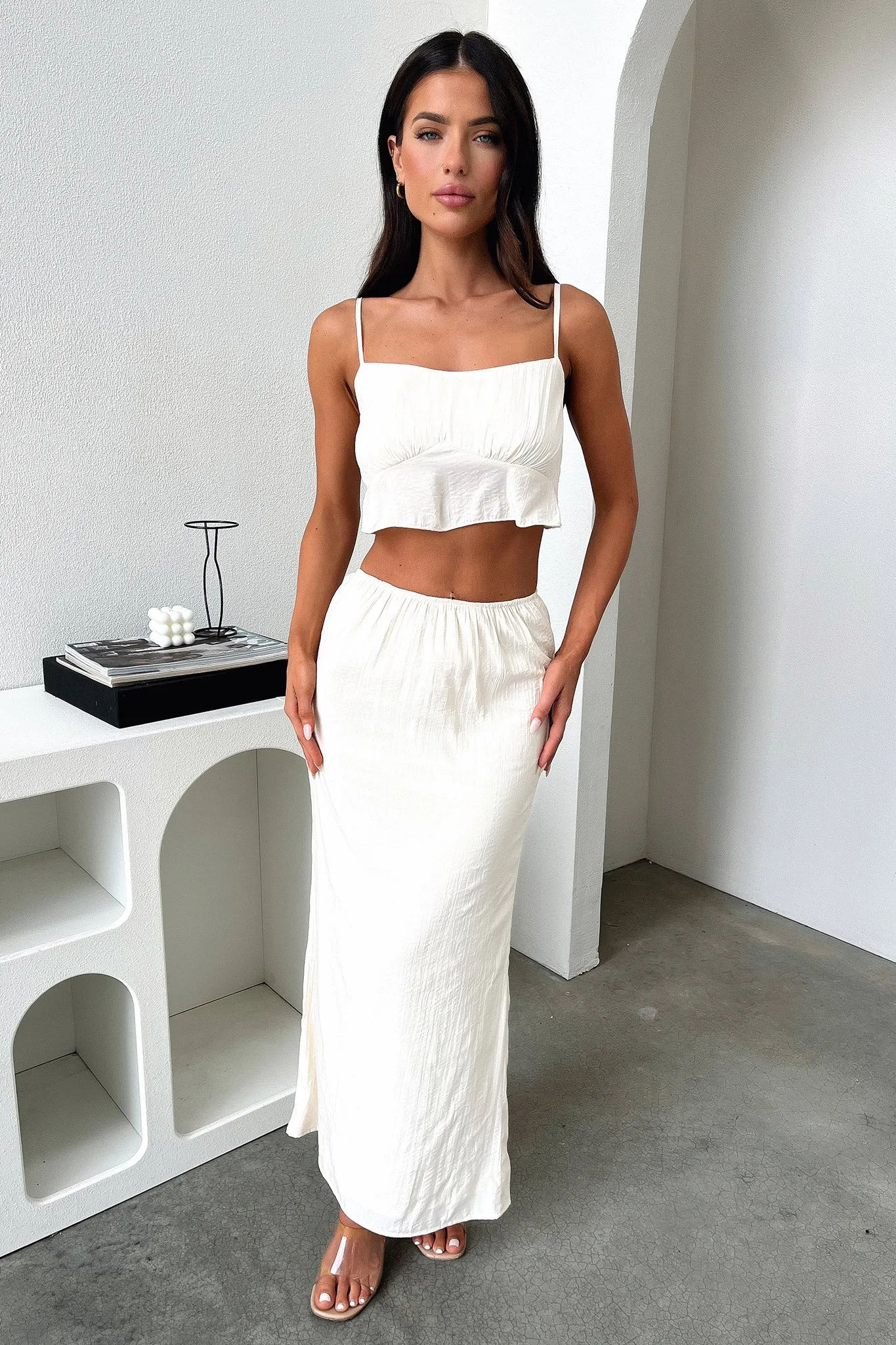 Night wear Navine Maxi Skirt - Yellow