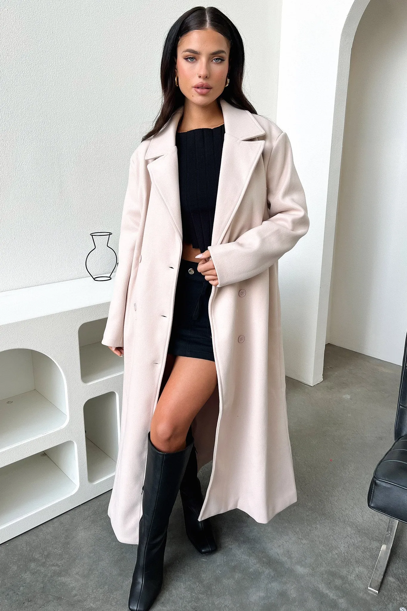 Odelia Coat - Nude Trend Alert