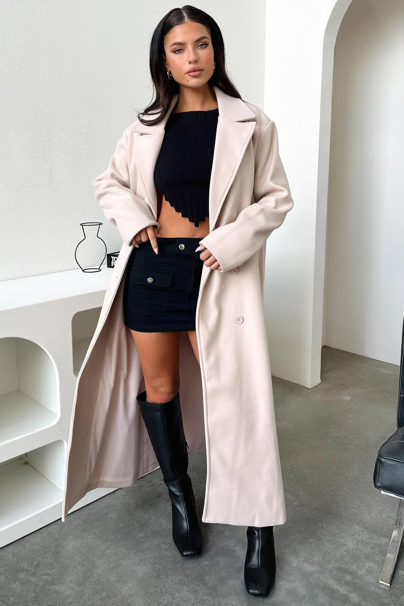 Odelia Coat - Nude Trend Alert