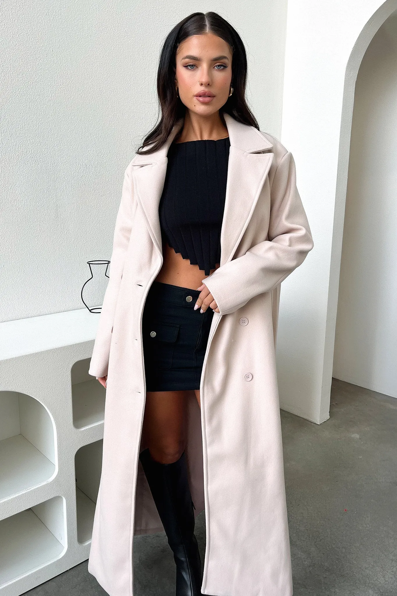 Odelia Coat - Nude Trend Alert