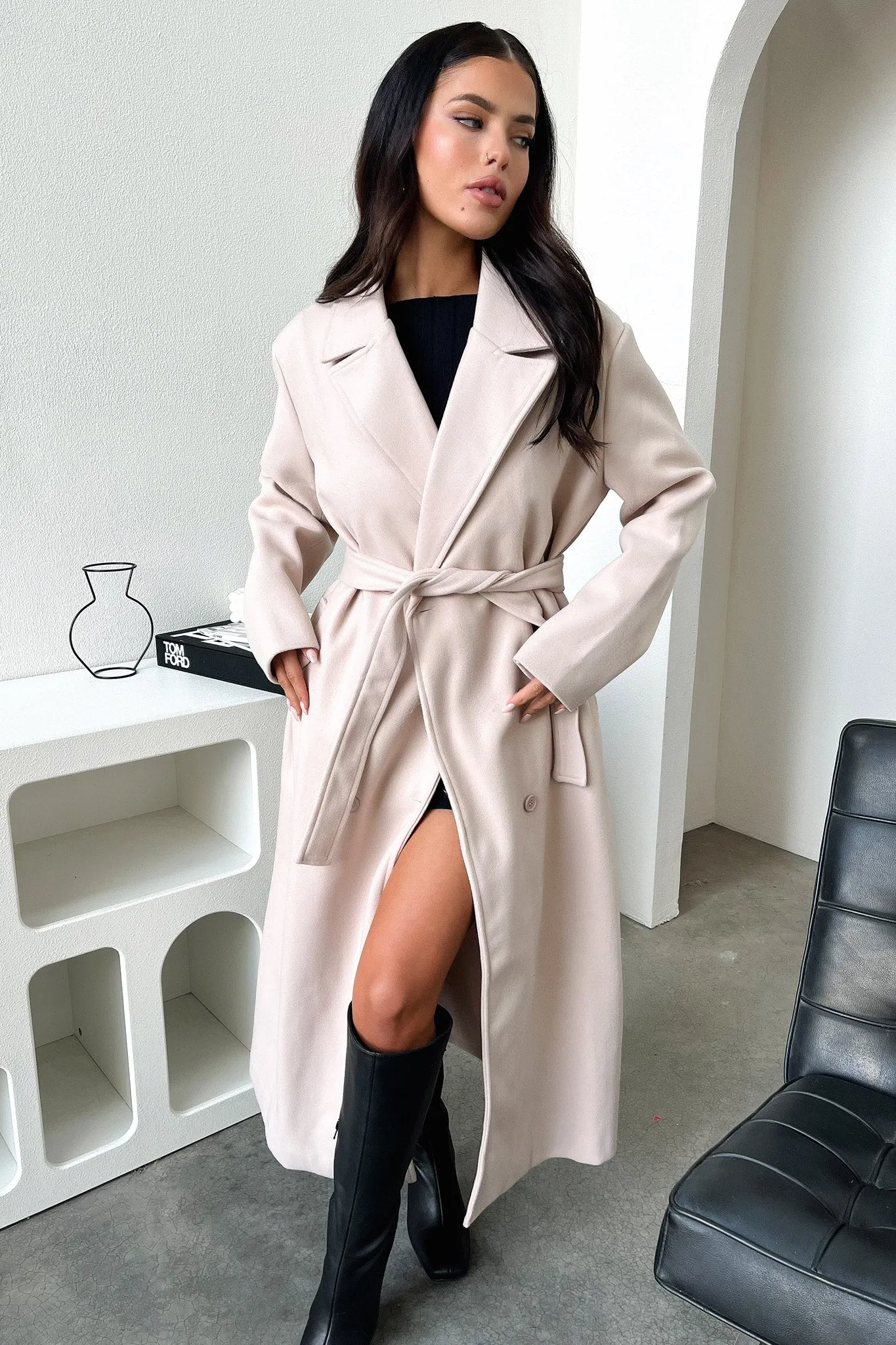 Odelia Coat - Nude Trend Alert