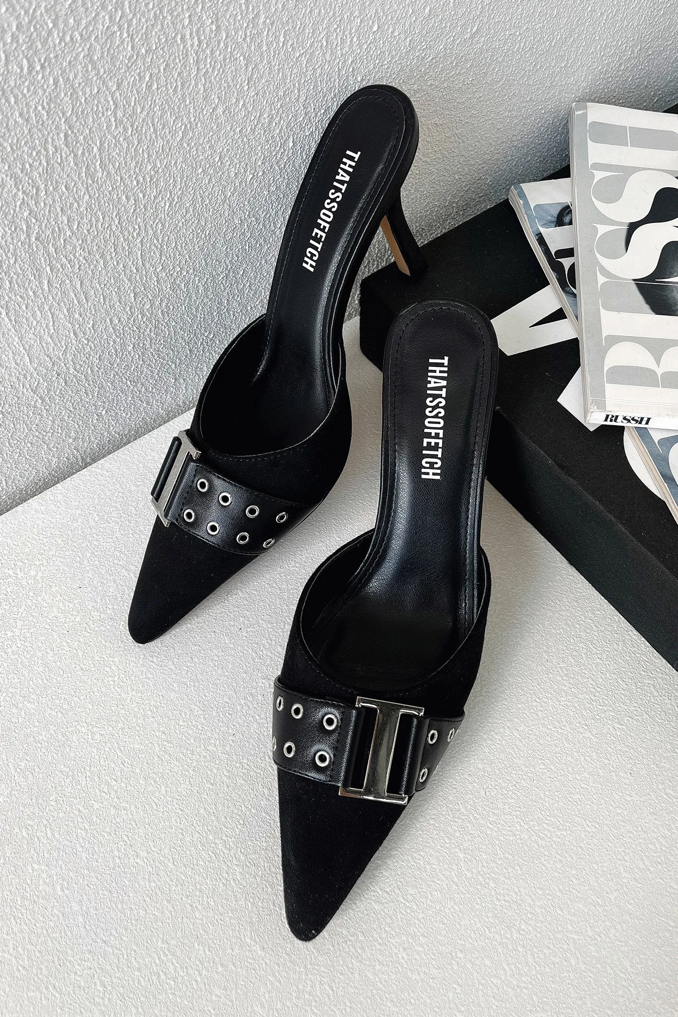 Sun Guard Odina Heels - Black