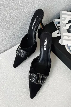 Sun Guard Odina Heels - Black