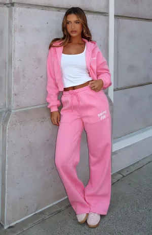 Offstage Wide Leg Sweatpants Bubblegum Seasonal Basic
