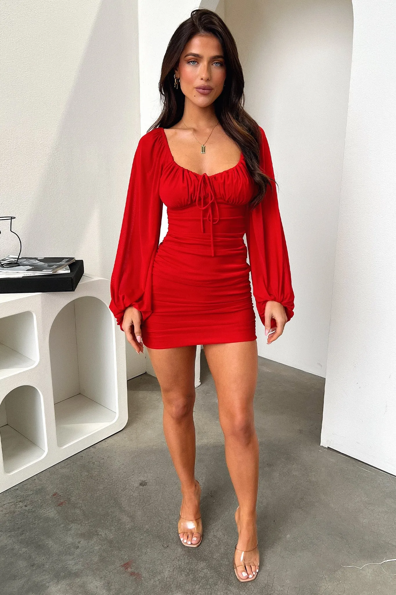 Olay Dress - Red Statement Dress