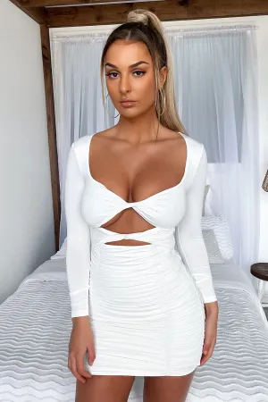 Oliver Dress - White Fun Warm Layer Free