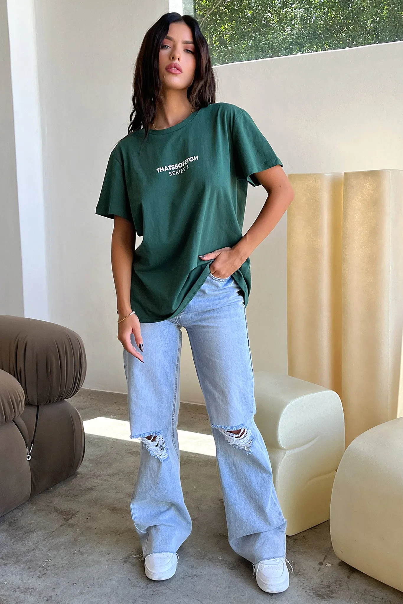 Effortless weekend wear Series 2 Tee - Emerald
