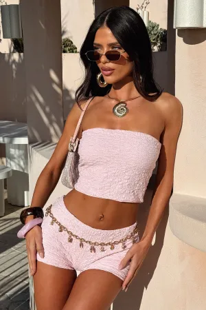 Boheme Shorts - Baby Pink Luxury Feel