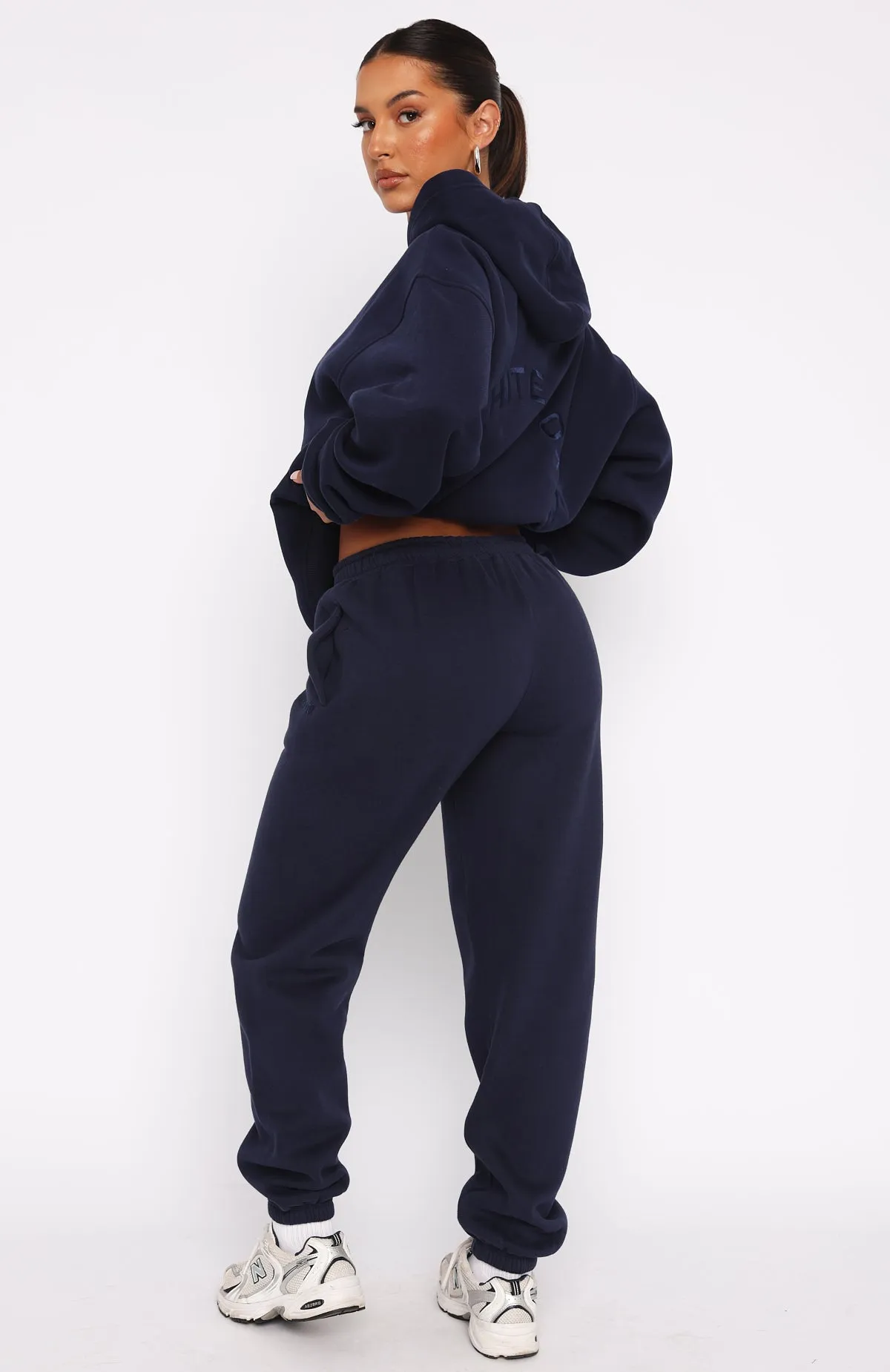 Perfect Look Stay Lifted Sweatpants Navy