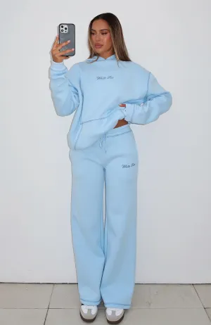 Fresh Fit All Time Use Instant Attraction Wide Leg Sweatpants Baby Blue
