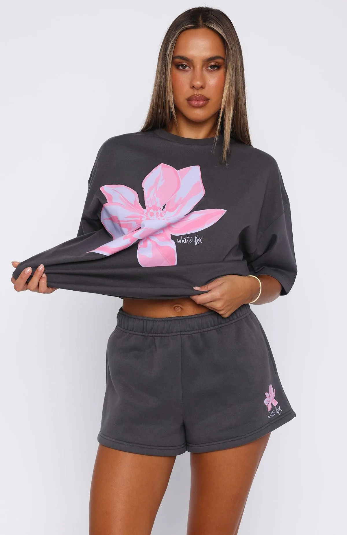 Pick You A Flower Lounge Shorts Volcanic Hiking pants