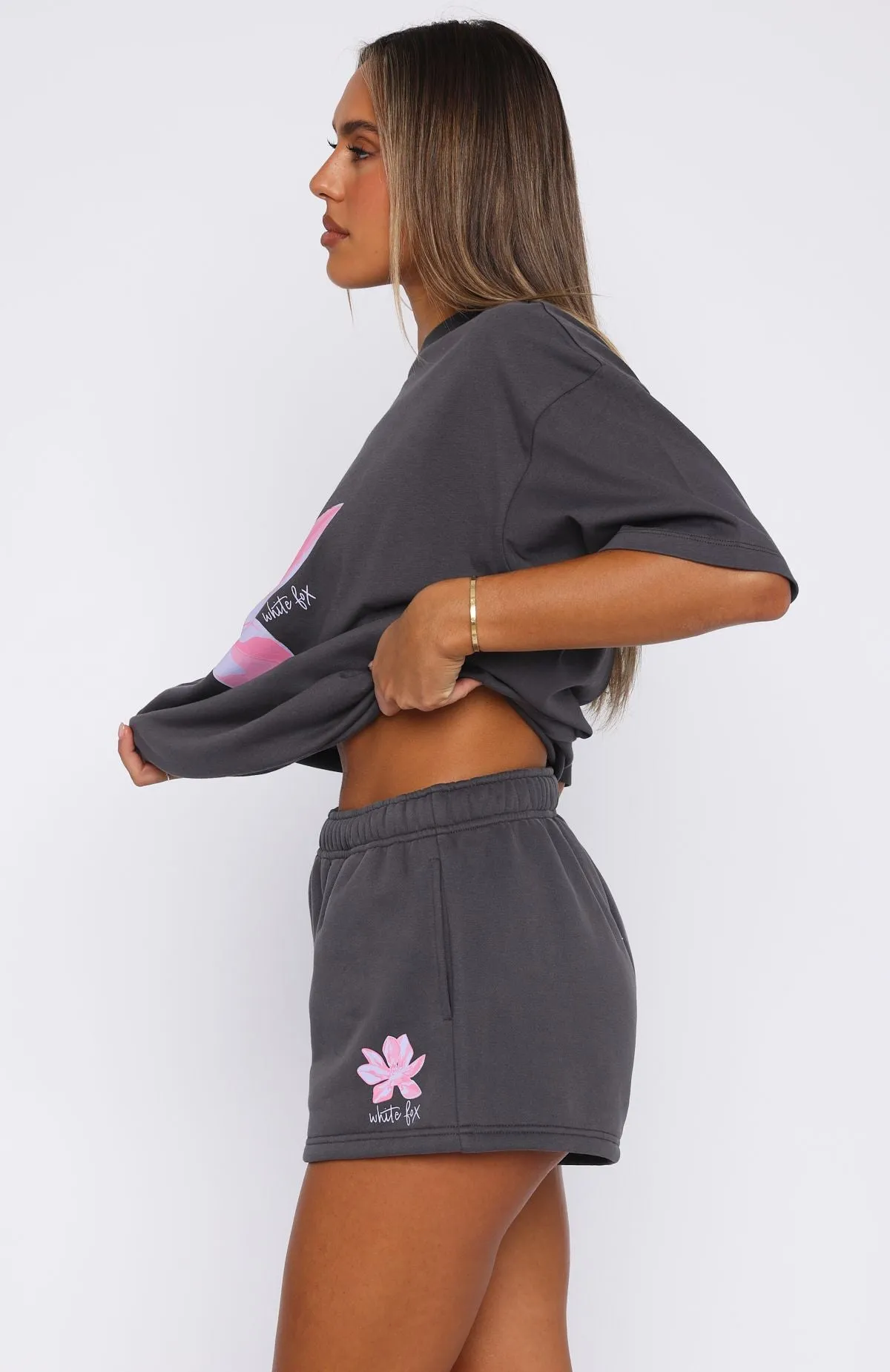 Pick You A Flower Lounge Shorts Volcanic Hiking pants